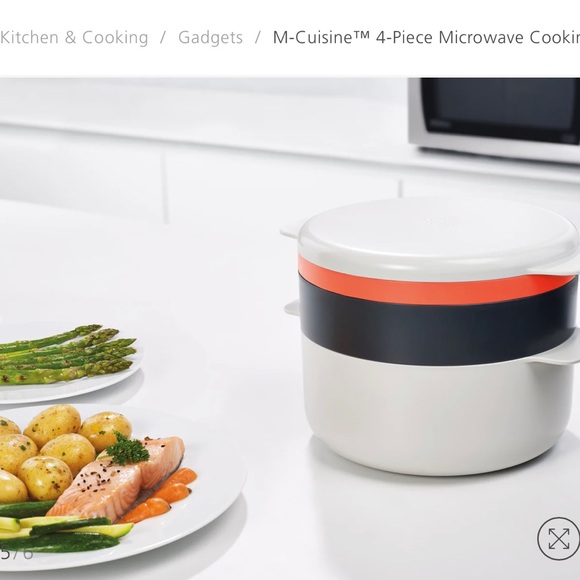 Joseph Joseph M Cuisine Microwave 4 piece Stackable Cooking Set - NWOT - Picture 8 of 9